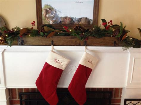 christmas stocking holders for mantle